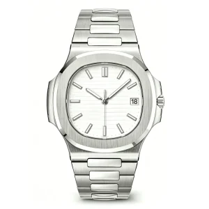 OEM ODM Sport Men’s Waterproof Automatic Mechanical Watch Stainless Steel Strap Calendar Function