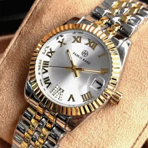 OEM ODM Waterproof Calendar Business Women’s Steel Watch, Custom Luxury Watch, Dial Waterproof