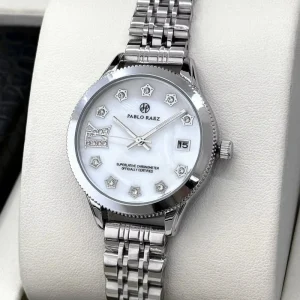 OEM ODM Women’s Casual Quartz Steel Watch, Waterproof, Business Wrist Watch, Customized Logo, Alloy Case, Glass Dial Window