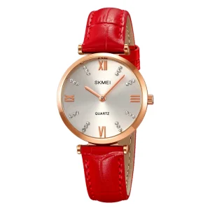 OEM ODM Women’s Leather Waterproof Quartz Watch Diamond Watch Large Dial Supports Customized Logo