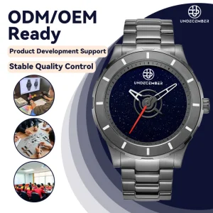 OEM Titanium Sports 20ATM Waterproof Automatic Wristwatch Factory Direct