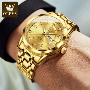 OEM Watch Luxury Brand Hight Quality Original Casual Business Gold Wrist Watch Stainless Steel Men Quartz Watches