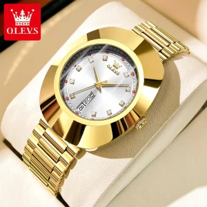 OLEVS 7017 Lady Wrist Watch Waterproof 3ATM Steel Women’s Watch
