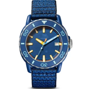 Ocean bound Plastic Waste Case High quality Quartz Environmentally Friendly Materials Colorful Sports 10ATM Watch