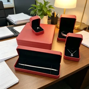Octagonal Portable Jewelry Box Set Gift Packaging for Rings Bracelets Necklaces & Watches
