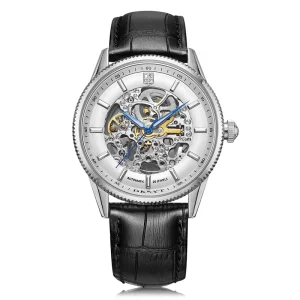 Oem Stainless Steel Case Back Water Resistant Chinese Mechanical Movement Skeleton Watches Men Automatic