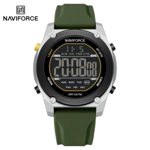 Original NAVIFORCE 7134 Digital Watch Men Sport Chronograph Wristwatch Date Stopwatch Waterproof Male Electronic Clock