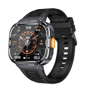 Outdoor IP68 Waterproof Smart Sport Watch Heart Rate SpO2 Sleep Monitor Thermometer for Android IOS IPS Answering FitCloudPro