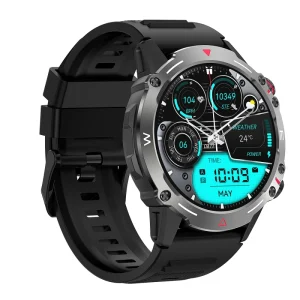 Outdoor Smart Watch For Men Bt Call NFC Ip68 Waterproof Large Memory Outdoor Sports Smartwatch 410mah Large Battery