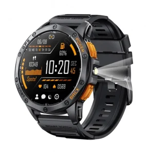 Outdoor Smartwatch K67 1.43” AMOLED with GPS Navigation IP68 Military Grade Shockproof Stainless Steel Case