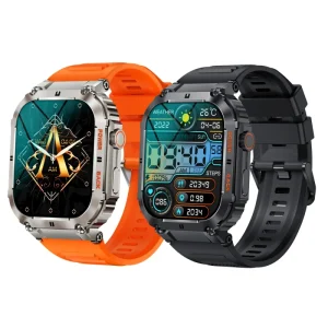 Outdoor Sports Smart Watch with BT Calling 400mAh Battery Heart Rate BP Monitoring Fitness Tracker Smartwatch