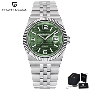 PAGANI DESIGN Automatic Men’s Mechanical Watch Stainless Steel Fashion Sapphire Waterproof Reloj Hombre PD YS027
