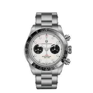 PAGANI DESIGN Mens Quartz BB Panda Style Chronograph Watches 10Bar Waterproof Sport Wristwatches PD 1718