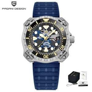 PAGANI DESIGN PD YN009 Sapphire Stainless Steel 200m Waterproof Watch for Men NH35 Automatic Mechanical Men’s Watches