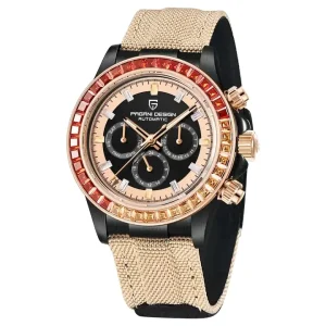 PD-1732 Charm Design Men’s Luxury Waterproof Watch Fashion Stainless Steel Automatic Mechanical Watch