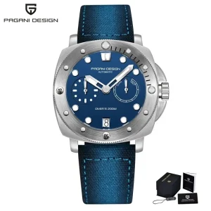 PD 1767 Men’s Sports Automatic Mechanical Watch Sapphire Stainless Steel 20Bar Diving Watch