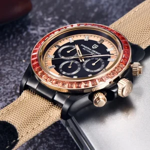 Pagani Design 1732 Luxury Automatic Mechanical Watch for Men Diamond Bezel Waterproof Dive Watch