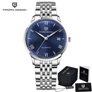 Pagani Design PD 1759 Men’s Mechanical Watch Stainless Leather Band Date Business Minimalist Custom