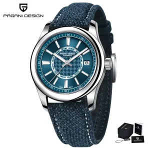Pagani Design PD 1778 Men Automatic Watch Leather Band Mechanical Watch Luminous Date Customized