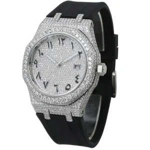 Pass Diamond Tester Watch Automatic Movement Handmade Fully Ice Out Hip Hop Style Watches VVS Quartz Moissanite Watches for Men