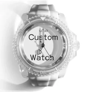 Personalized Custom Silicone Watch for Men Women Quartz Sports Customized Wrist Watch Printing Photo