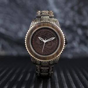 Personalized Trend Couple Gifts Environmentally Friendly Elegant High Quality Ingenuity Special Design Pattern Wood Watch