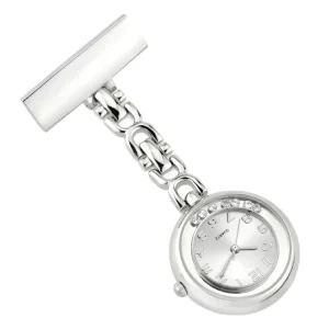 Pocket Watch Waterproof Nurse Fob Watch With Brooch