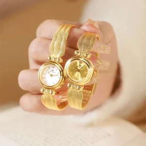 Popular Model Design Watch Luxury Gold Women’s Watch for Ladies Woman Dress Wristwatch Quartz Clock Reloj