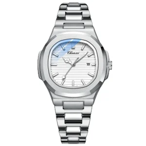 Popular New Men’s Watches Luxury Quartz Men Watch Stainless Steel Business Waterproof Luminous Wristwatch
