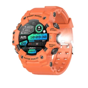 Popular New Trend Rugged Smart Watch Blood Pressure Compass with Flashlight