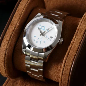 Popular Watch 39mm Automatic Mechanical Movement Simple Timing Waterproof Sapphire Hollow Men Mechanical Watch