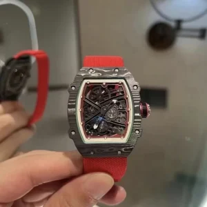 Power Reserve Sapphire Men Sports Diving Watch Durable Fiber Case Automatic Skeleton RM 67 02 Men Mechanical Watch