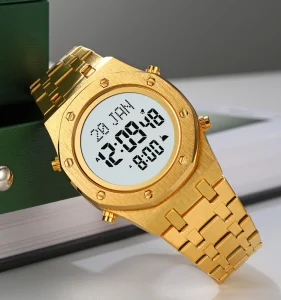 Prayer Watch More Than 20 Functions Waterproof Stainless Steel Watch