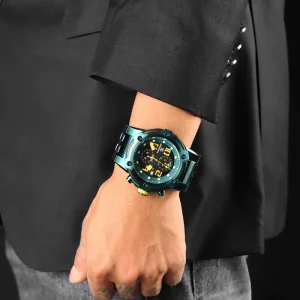 Precision Stainless 10ATM Diver Men’s Watch Waterproof Japanese VD35 Chronograph Quartz Movement Fashion Pointer
