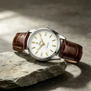 Premium Business Men’s Automatic Mechanical Wrist Watch Waterproof Luminous Leather Strap Luxury Design