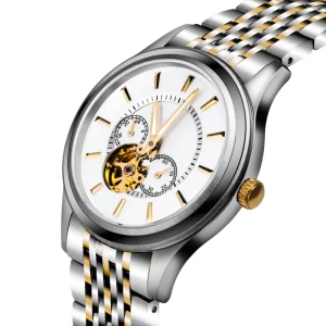 Private Brand Automatic Movement Luxury Business Man Fashion Elegant Stainless Steel Watches for Men
