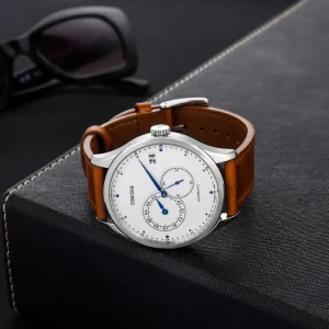 Private Label Custom Men’s Business Automatic Mechanical Watch Watch Display Leather Brand Watch Gift for Men
