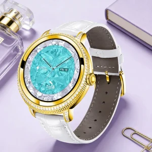 Pure Gold Android Smart Watch Health Monitoring Outdoor Sports Heart Rate SpO2 Sleep Tracker for Calling 50m Water