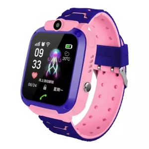 Q12 Kids Smart Watch with HD Photography LBS Location Two Way Hands Free Intercom Touch Screen Compass Square Watch for Kids