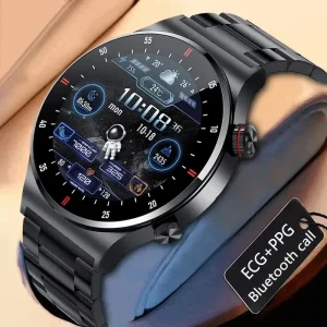 QW33 Round Smart Watches Men Sports Fitness Montre Intelligente Reloj Watches for Android Ios Smartwatch