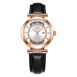 Quartz Casual Simple Design Ladies Daily Wear Wristwatch Vintage Luxury Business Fashion Gift