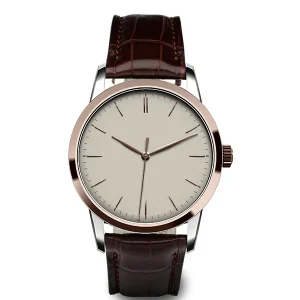 Quartz Movement Fashion Men’s Luxury Watch Glass Pointer Stainless Steel Case Water