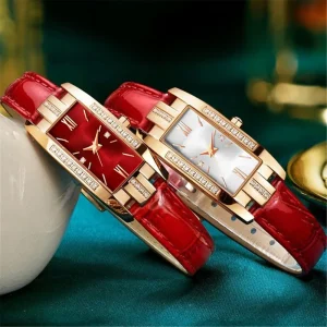 Quartz Square Women’s Watch Fashion Light Luxury Diamond Watches Simple Fashionable Quartz Watches