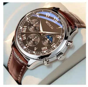 Quartz Watch Luxury Luminous Leather Male Wristwatch Sport Business Man Watches