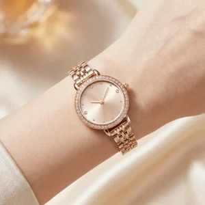 Quartz Watch Men’s Quartz Watch Luxury Quartz Watch Waterproof Stainless Steel Slim Wrist Watches for Women Online Custom