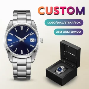 Quartz Watch Movement Luxury Quartz Watch for Men Waterproof Luminous Chronograph Stainless Steel Digital