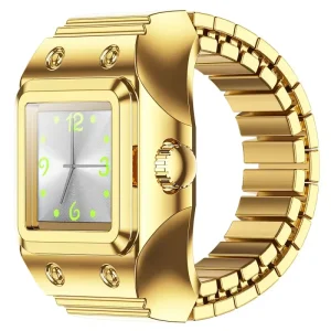 Quartz Watch + Smart Ring 2-in-1 with App Control Fashion & Health Features IP68 Waterproof WR01 Smart Ring Sleep Monitoring