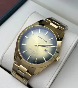 Quartz Watch for Men Fashion Business Calendar Wristwatch Luxury Stainless Steel Water Resistance