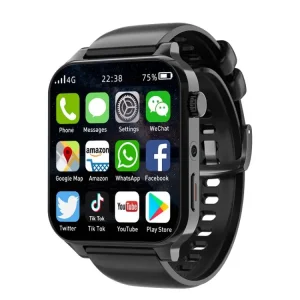RAM 4GB ROM 64GB 1.99 Inch 4G Call Smart Watch GPS Wifi Dual Camera SIM Heartrate Testing Waterproof Sports Men Smartwatch
