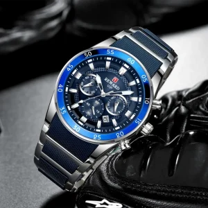 REWARD Men’s Sport Waterproof Luxury Silicone Quartz Wristwatch Fashion Watch